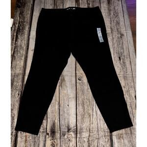 Old Navy Womens Black Stretch Denim Mid-Rise Rockstar Super-Skinny Jeans Size 22